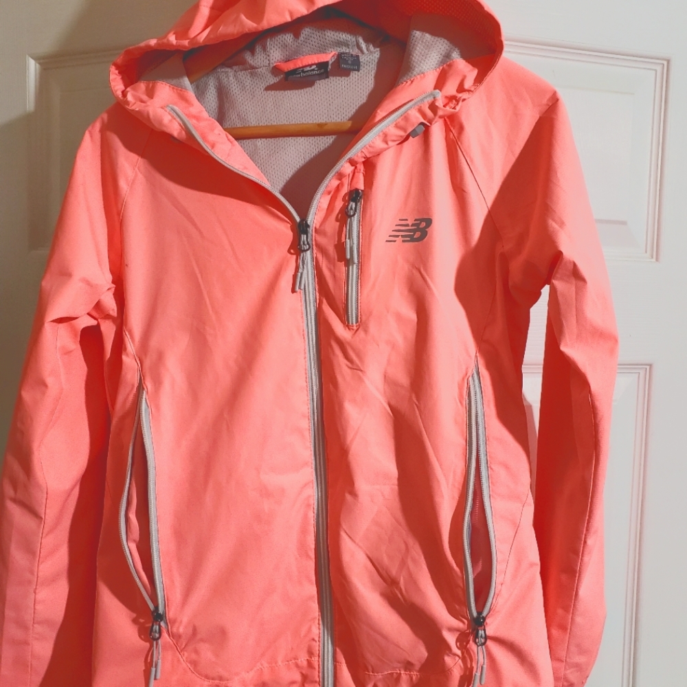 Coral New Balance track Jacket